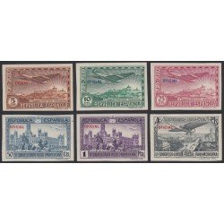 España Spain 630/35s Panamericana Correo Aéreo Sin dentar MH España Spain 630/35s Panamericana Correo Aéreo Sin dentar MH