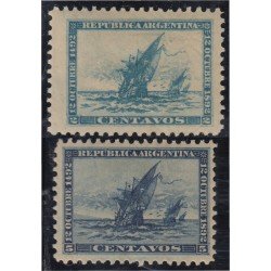 Argentina 92/93 1892 4º Centenario del descubrimiento de América MH