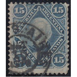 Argentina 20a 1867/73 José de San Martín usado