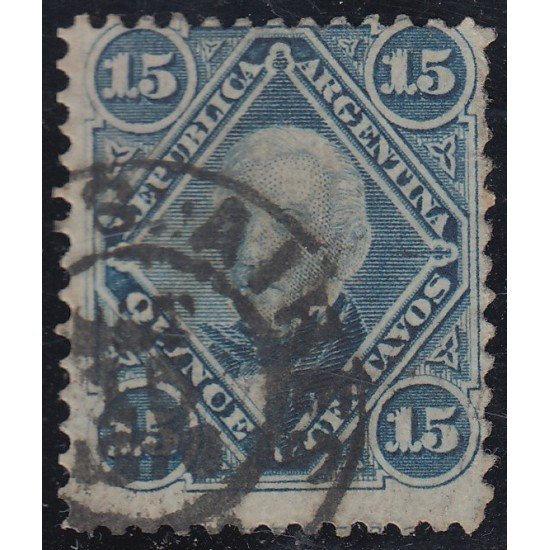 Argentina 20a 1867/73 José de San Martín usado Argentina 20a 1867/73 José de San Martín usado