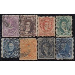 Argentina 16/23 1867/73 Grandes figuras usado