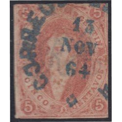 Argentina 8 1864/67 Efigie de Bernadino Rivadavia usado