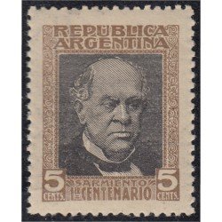 Argentina 164 1911 Presidente Domingo F. Sarmiento MNH