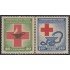 Chile 210/11 1944/45 80º Aniversario de la Cruz Roja MNH