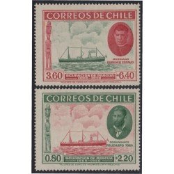 Chile 178/79 1940 50 años de la ocupación de la Isla de Pascua MNH Chile 178/79 1940 50 años de la ocupación de la Isla de Pascua MNH