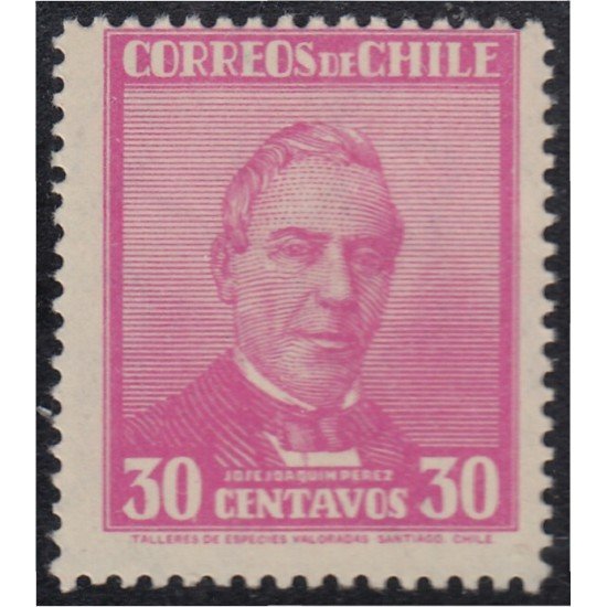 Chile 155 1934 José Joaquín Pérez MNH Chile 155 1934 José Joaquín Pérez MNH