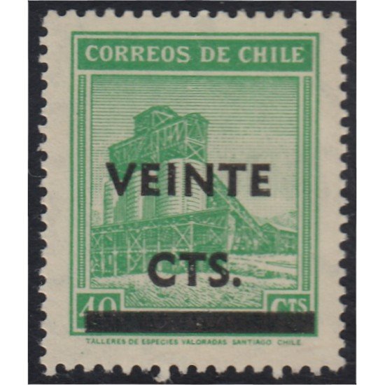 Chile 221 1948 Extracción de Cobre MH Chile 221 1948 Extracción de Cobre MH