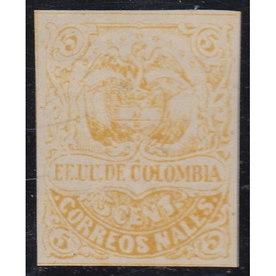 Colombia 51 1870/79 Escudo Shield MH