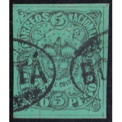 Colombia 46 1868/77 Escudo Shield Estados Unidos de Colombia usado
