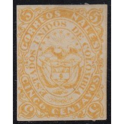 Colombia 41 1868/77 Escudo Shield Estados Unidos de Colombia MH
