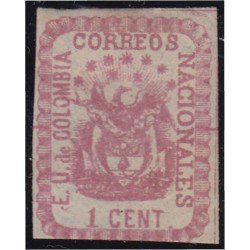 Colombia 28 1865 Escudo Shield Estados Unidos de Colombia MH