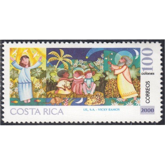 Costa Rica 687 2000 Navidad MNH Costa Rica 687 2000 Navidad MNH
