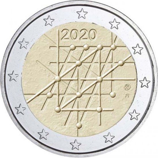 Finlandia 2020 2 € euros conmemorativos Universidad Turku 