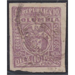 Colombia 169A 1903 Escudo Shield usado