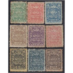 Colombia 146/54 1902 Escudos Shields MH
