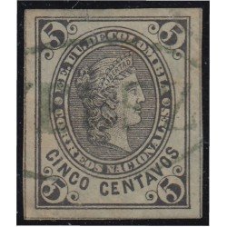 Colombia 67a 1881 Libertad  Liberty usado
