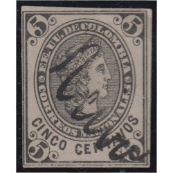 Colombia 67 1881 Libertad  Liberty usado