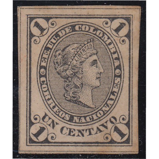 Colombia 65a 1881 Libertad  Liberty MH