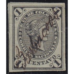 Colombia 65 1881 Libertad  Liberty usado