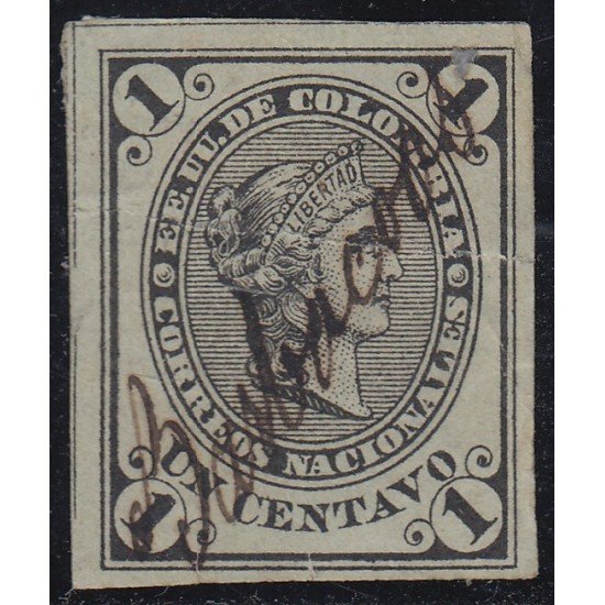 Colombia 65 1881 Libertad  Liberty usado