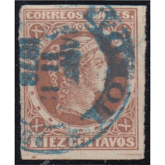 Colombia 55 1876/80 Libertad  Liberty usado