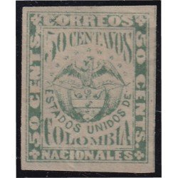 Colombia 57 1876/80 Escudo Shield MH