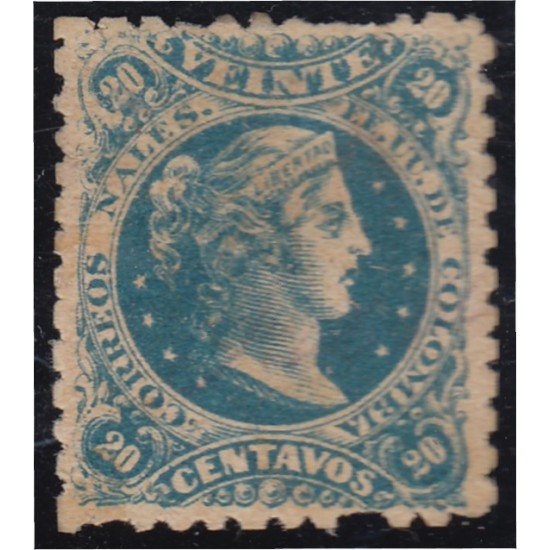 Colombia 56c 1876/80 Libertad Liberty usado