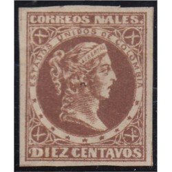 Colombia 55 1876/80 Libertad Liberty MH