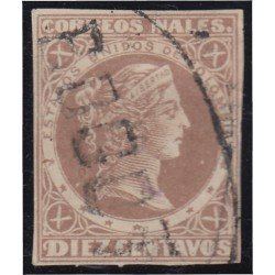 Colombia 54b 1876/80 Libertad Liberty usado