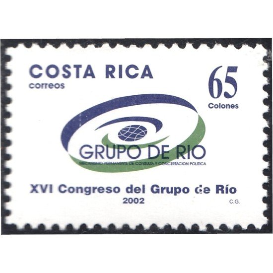 Costa Rica 706 2002 XVI Congreso de Jefes de Estado MNH Costa Rica 706 2002 XVI Congreso de Jefes de Estado MNH