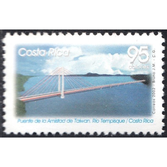 Costa Rica 707 2002 Puente de la Amistad de Taiwan MNH Costa Rica 707 2002 Puente de la Amistad de Taiwan MNH
