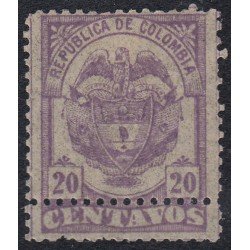 Colombia 98a 1890 Escudo Shield MH