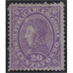 Colombia 88a 1886 Político Antonio Nariño MH