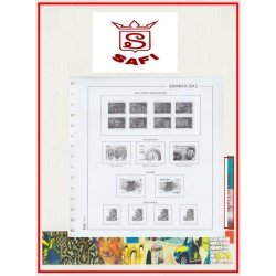 Safi Hojas España 1987 Ilustrado en blanco y negro con protector Catalán