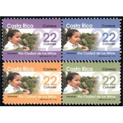 Costa Rica 718/21 2002 Navidad Sobre tasa en beneficio de la Ciudad de los Niños MNH Costa Rica 718/21 2002 Navidad Sobre tasa en beneficio de la Ciudad de los Niños MNH