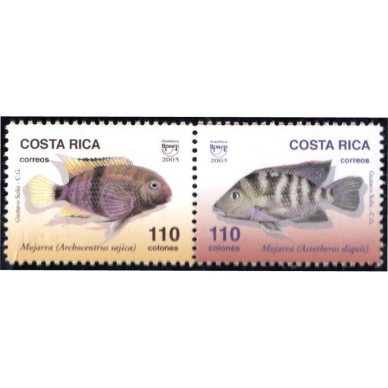 Costa Rica 722/23 2003 Serie América UPAEP Flora y Fauna Autóctona MNH Costa Rica 722/23 2003 Serie América UPAEP Flora y Fauna Autóctona MNH