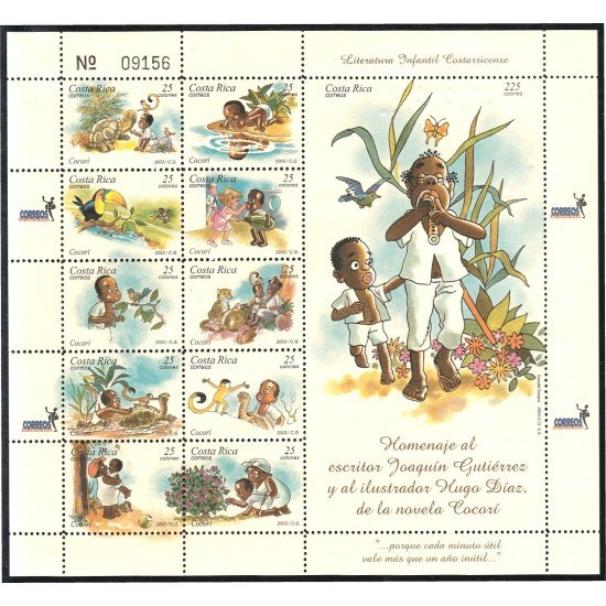 Costa Rica 728/38 2003 Literatura costarricense para niños MNH Costa Rica 728/38 2003 Literatura costarricense para niños MNH