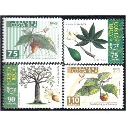 Costa Rica 748/51 2004 Serie América UPAEP Flora y Fauna Autóctona MNH Costa Rica 748/51 2004 Serie América UPAEP Flora y Fauna Autóctona MNH