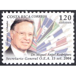 Costa Rica 765 2004 D. Miguel Ángel Rodríguez Secretario General del OEA MNH Costa Rica 765 2004 D. Miguel Ángel Rodríguez Secretario General del OEA MNH