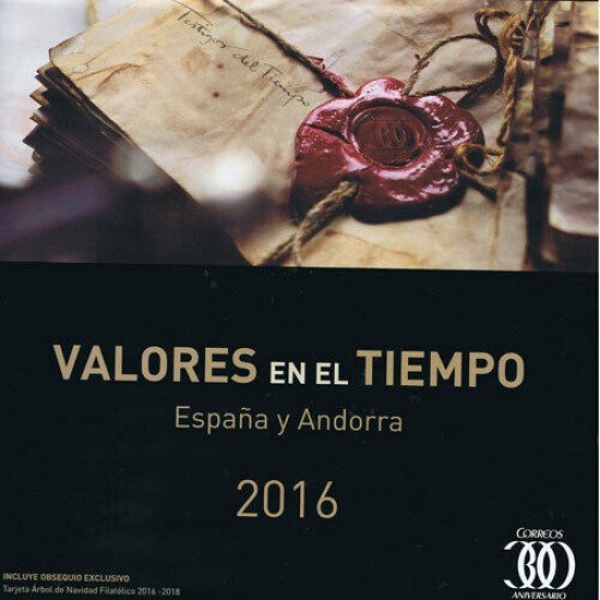 Libro Album Oficial de Sellos España y Andorra 2016 Libro Album Oficial de Sellos España y Andorra 2016