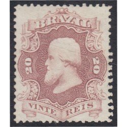 Brasil Brazil 24 1866 Emperador Pedro II sin goma Brasil Brazil 24 1866 Emperador Pedro II sin goma