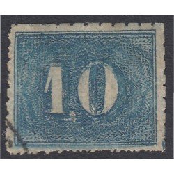 Brasil Brazil 19B 1854/61 Pequeñas cifras usado Brasil Brazil 19B 1854/61 Pequeñas cifras usado