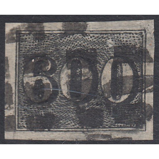 Brasil Brazil 18A 1850/66 Pequeñas cifras usado Brasil Brazil 18A 1850/66 Pequeñas cifras usado