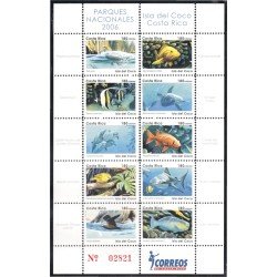 Costa Rica 792/01 2006 Parques Nacionales. Fauna de la Isla de Coco MNH Costa Rica 792/01 2006 Parques Nacionales. Fauna de la Isla de Coco MNH