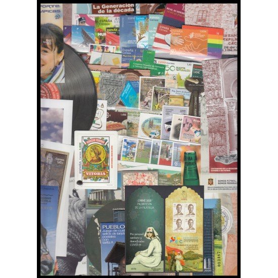 España Spain Año Completo Year Complete 2020 + CARNET PROMO Cáceres MNH
