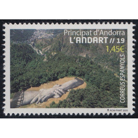 Andorra Española 499 2020 Bienal Internacional de Arte MNH