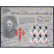 España Pliego Premium 95 2020 Personajes 440 Aniversario del nacimiento de Francisco de Quevedo MNH España Pliego Premium 95 2020 Personajes 440 Aniversario del nacimiento de Francisco de Quevedo MNH