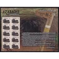España Pliego Premium 91 2020 Minerales Azabache MNH España Pliego Premium 91 2020 Minerales Azabache MNH