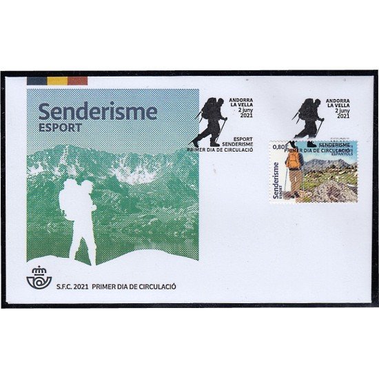 Andorra Española 514 2021 Deportes Senderismo SPD Sobre Primer día