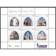 Costa Rica 857/62 2008 Edificios Religiosos MNH Costa Rica 857/62 2008 Edificios Religiosos MNH